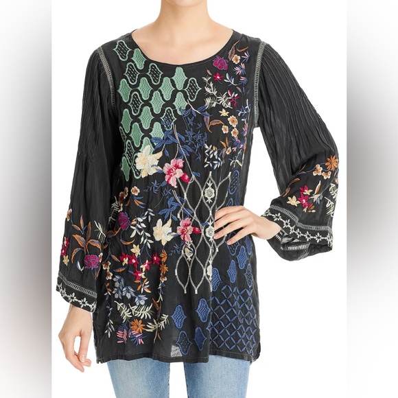 $388 NEW! Johnny Was Esmeralda Tunic NWT - Picture 15 of 16